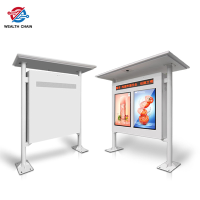 Double LCD Screens Outdoor Roof Totem Individual Display 43&quot;  55&quot;  65&quot;