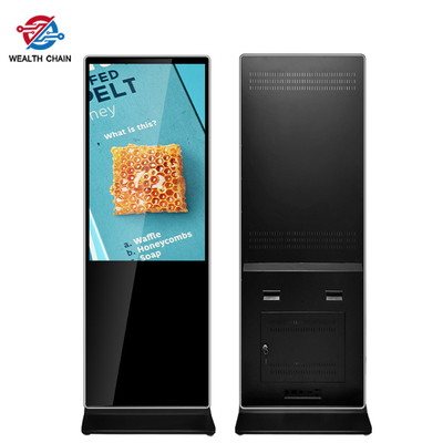 Inside Vertical LCD Kiosk Multi Language AC 100V-240V 43&quot; 49&quot; 55&quot;