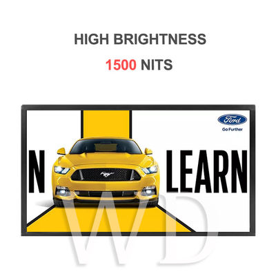 1920x1080 1500 Nits High Brightness LCD Display , LCD Advertising Equipment