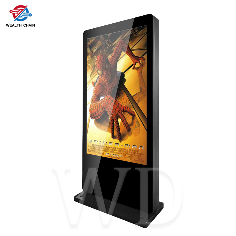 3500 Nits RK3399 49&quot; Outdoor LCD Digital Signage 178° Viewing Angle IP55 Fans cooling