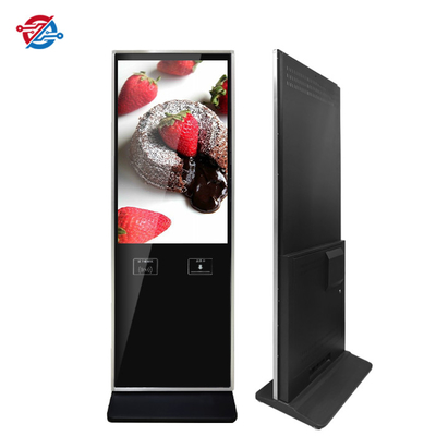 4G Network Connection Floor Standing LCD Advertising Display For Commercial 43 Inch