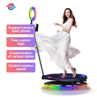 Automatic 360 Rotating Photo Booth Machine Selfie Video Photobooth