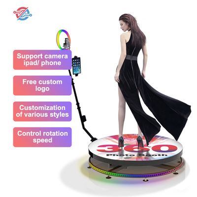360 Wedding Photo Booth Platform Promote Relationship Automatic Rotating Spinner
