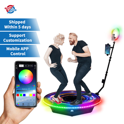 16cm Portable Photobooth Party Supplies 360° Automatic Rotating