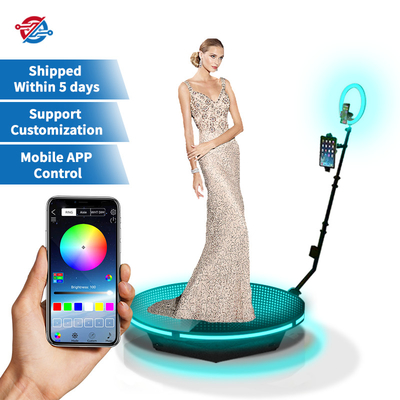 6 Person 360 Photobooth Machine Selfie Platform Spin 360 Degree Photo Booth