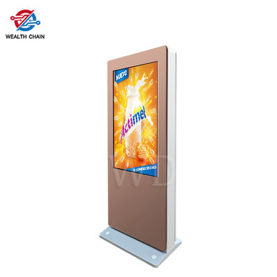 Floor Standing 49 Inch Outdoor LCD Digital Signage For Bus Station