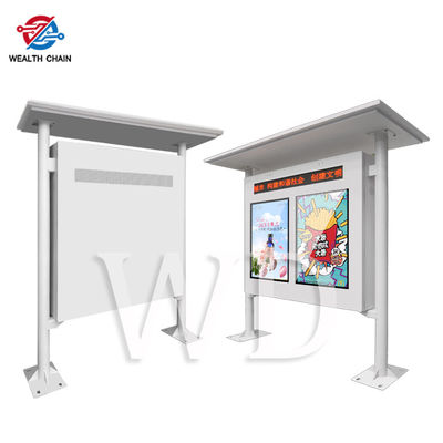 CE Approval Light Sensing 1080P Outdoor Signage Displays Dual Screens