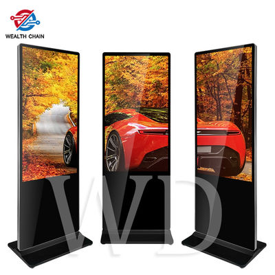 Windows 10 55 Inch LCD Indoor Digital Signage Monitor For Advertising