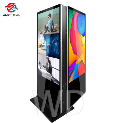 Indoor Standalone 65&quot; Double Sided Digital Signage , LCD Signage Display