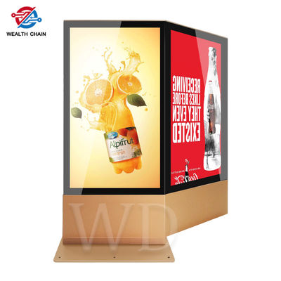 75 inch Dual sided digital kiosk display for retail exhibition hall restaurant multi screens HD screen