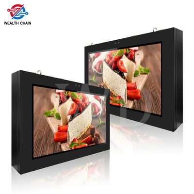 Fans Cooling 49&quot; IP55 Outdoor Digital Advertising Screens , Stand Alone Signage