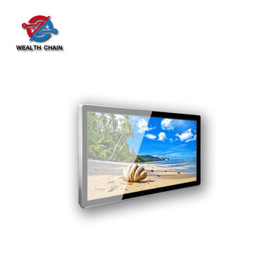 LCD Monitor 350 Nits 1920*1080P Wall Mounted Digital Signage Black