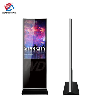Indoor 43&quot; 350nits 1920*1080 Floor Standing Digital Signage Infrared Touch Screen