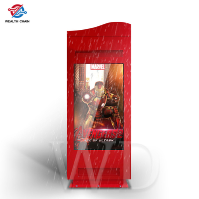 Customized shape Anti Explosion 55&quot; LCD Outdoor Digital Signage Kiosk For Advertisement