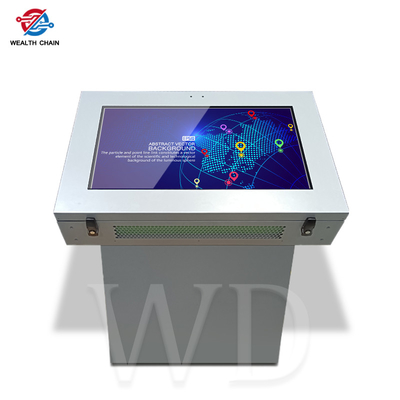 Water Resistant 43&quot; Inch Outdoor LCD Digital Signage Touch Screen For Station Wayfinding