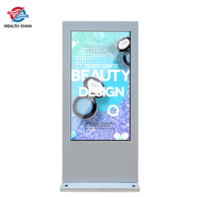 Safety Outdoor Totem Bus Station 55&quot; Advertising Outdoor Screen