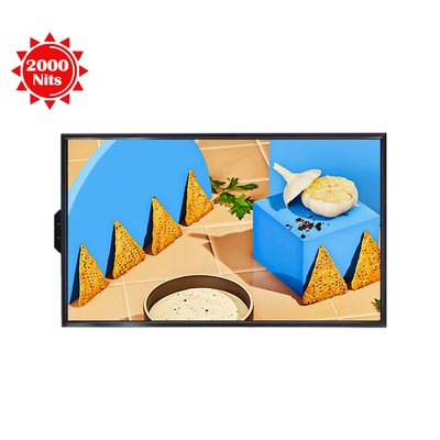 Super thin interior 43inch Window display with built-in media player
