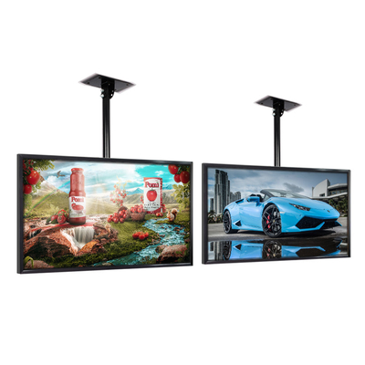 43-65" Super thin Visable Screen All in one monitor for Glass window Hanging
