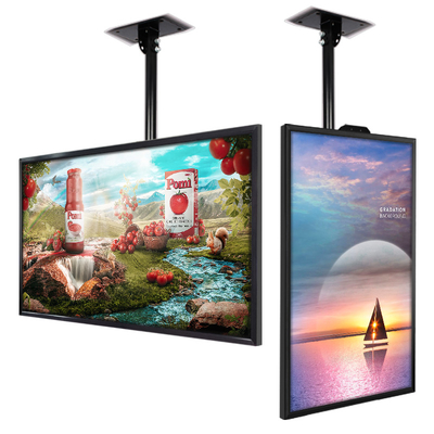 43-65&quot; Super thin Visable Screen All in one monitor for Glass window Hanging