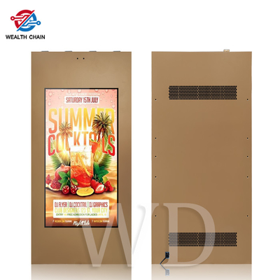 49 Inch Weather Resistant Wall Mounted Vertical Outdoor Sign