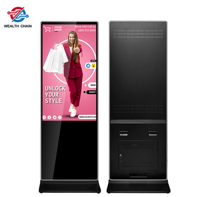 49&quot; Portrait Freestanding Digital Display For Business Marketing HD LCD