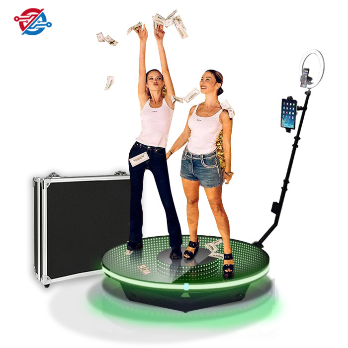 80cm Photo Booth 360 Degree Slow Motion Rotating Video Photo Making