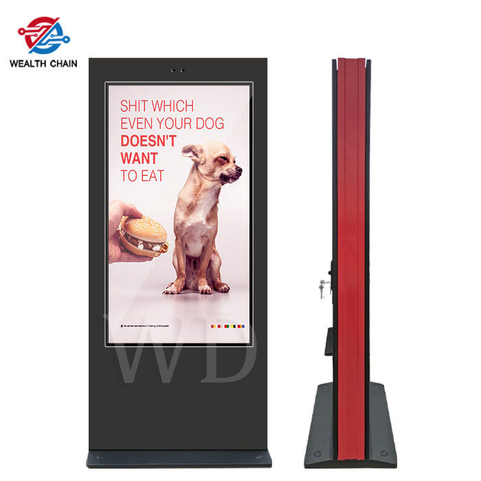 Windows 10 OS 65" IP65 Commercial Outdoor Digital Signage Displays For School