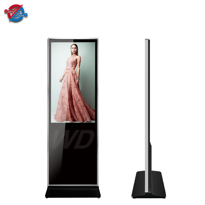Multi Touch 16:9 1920x1080p Floor Standing Digital Signage For Service