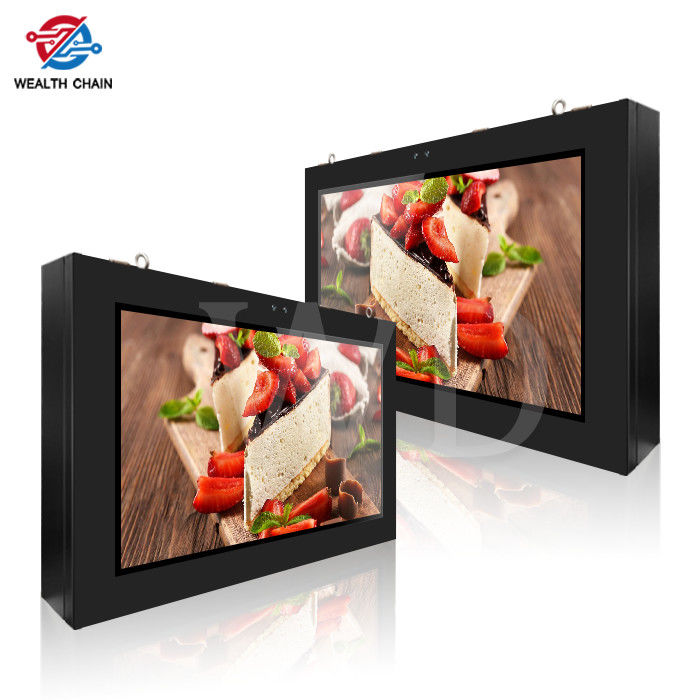Fans Cooling 49" IP55 Outdoor Digital Advertising Screens , Stand Alone Signage