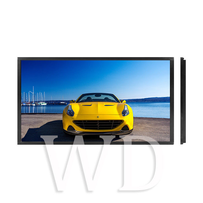 Android Windows 43" TFT LCD Wall Mounted Digital Signage For Elevator