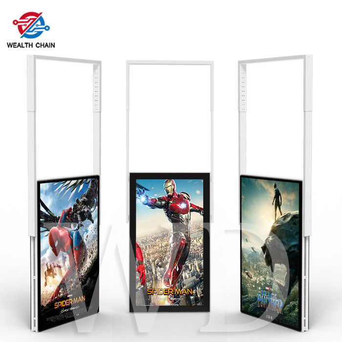 Aluminum 2160P 43 Inch Sunlight Readable LCD Display , Double Sided Digital Signage