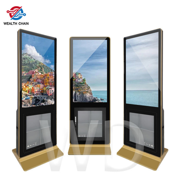 Android 1080P 350nits Digital Window Display , Vertical Digital Signage Display