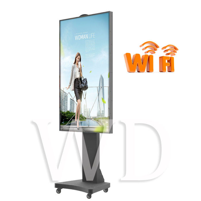 Movable 3500 Nits Convenience Store Digital Signage High Brightness