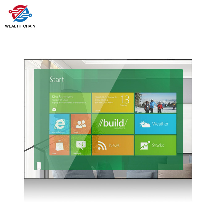 43&quot; Mirror LCD Display For Outdoor Transmittance 50% Media Player
