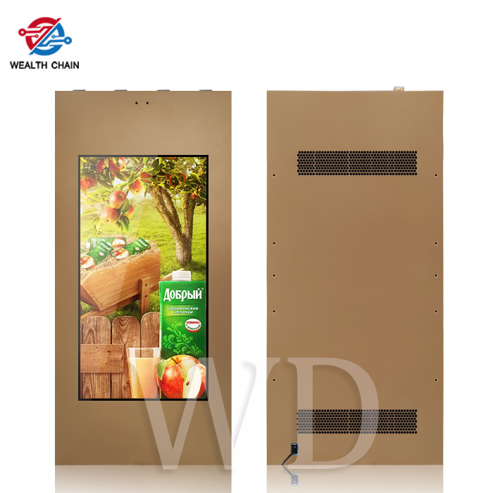 Exterior 49 Inch LCD Digital Display Withstand Rain Heat  Snow Wind Condition