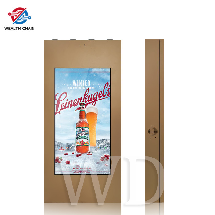 49 Inch Weather Resistant Wall Mounted Vertical Outdoor Sign