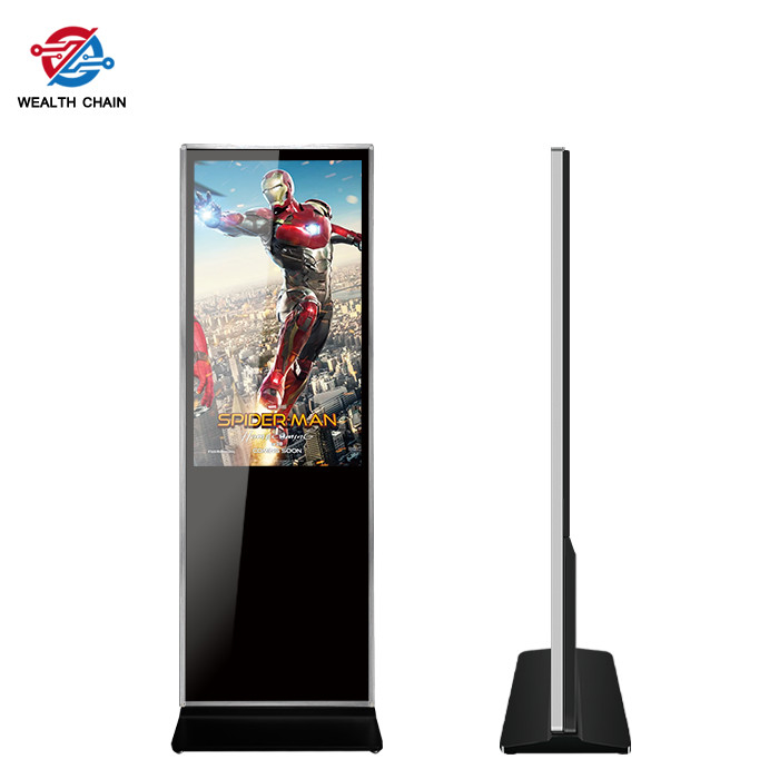 Floor Standing Indoor Advertisement Player for Multi Ways 24/7 Use High Bright