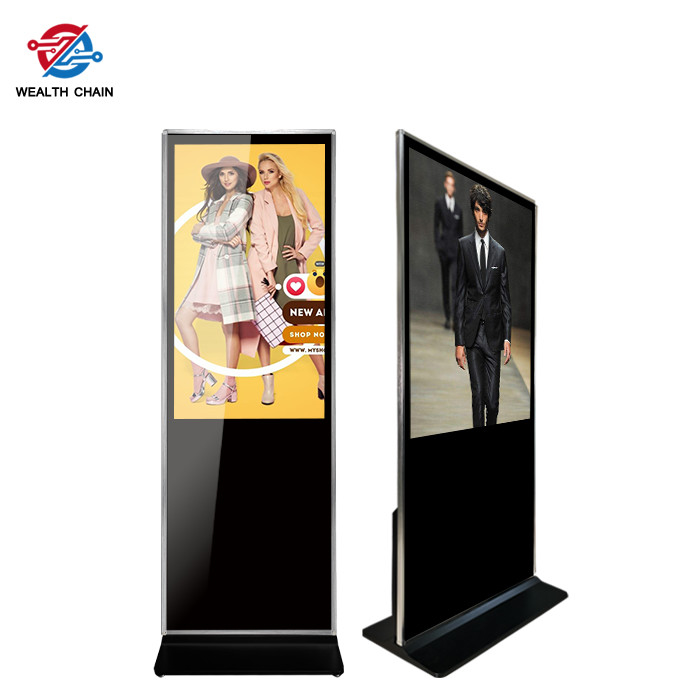 Malls Use 43" 1080p Touch Screen Floor Standing Digital Signage Wayfinding Billboard