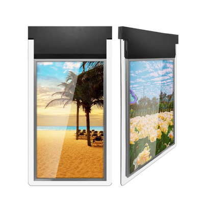 43inch Hanging Double Sided Window Display With High Bright Lcd